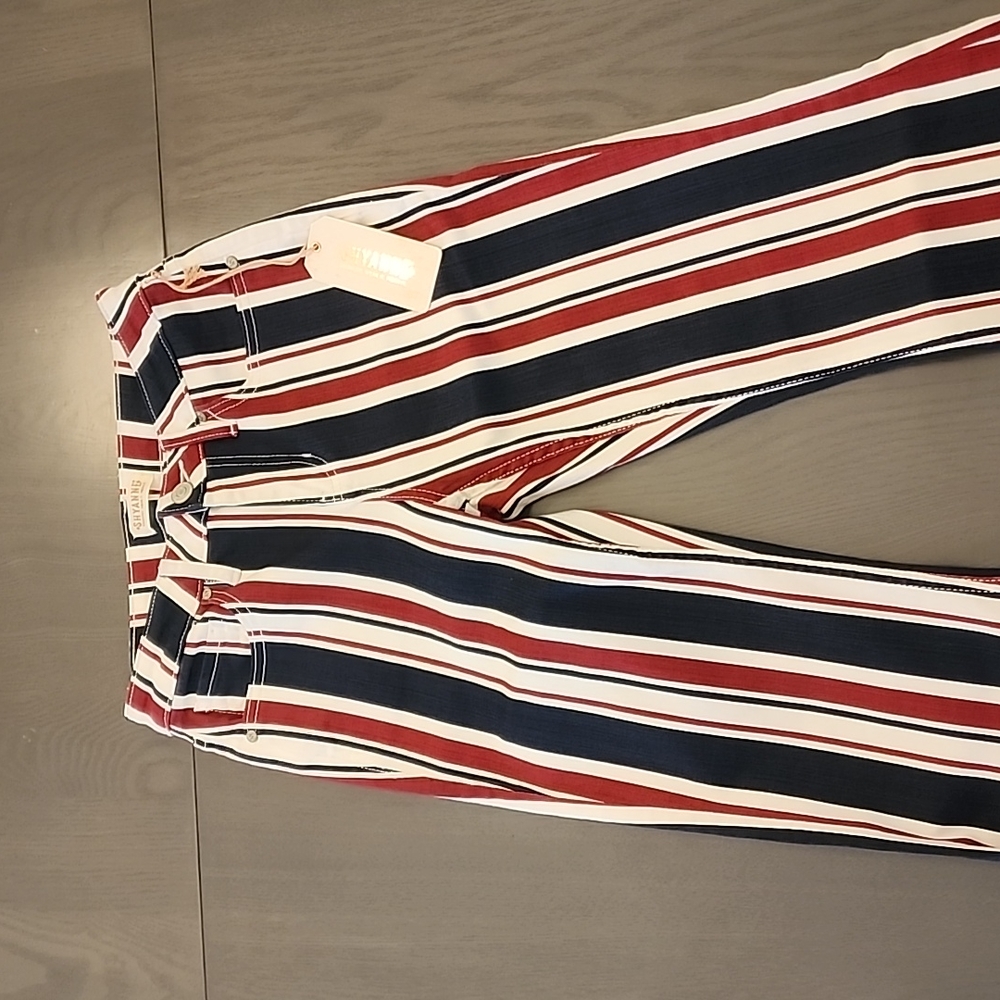 Shyanne Jeans Pants. Red white and blue. Flare/wide leg. Size 27 reg.